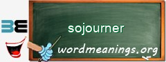 WordMeaning blackboard for sojourner